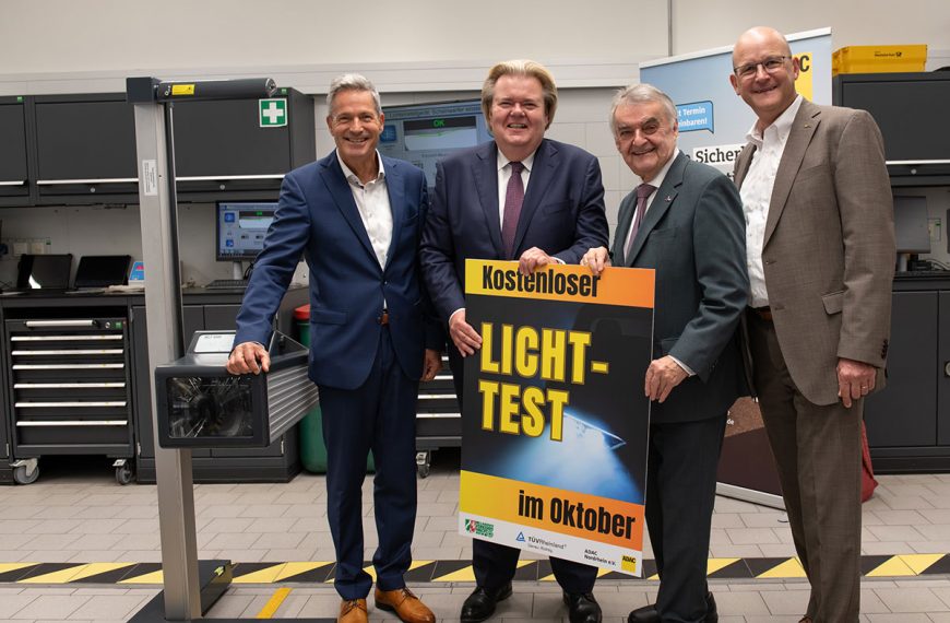 Oktober ist Licht-Test-Monat